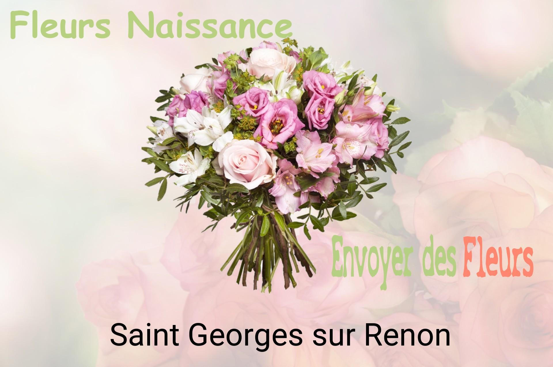 Bouquet de fleurs de naissance livré à Saint-Georges-sur-Renon